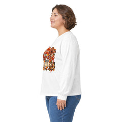 Fall in Love With Jesus Long Sleeve Shirt, Christian Fall Shirt, Women’s Autumn Faith Tee, Pumpkin Butterfly Graphic Top