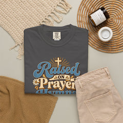 Raised on Prayer, Hymns & Sunday Best Shirt | Christian T-Shirt | Retro Faith Graphic Tee | Church Shirt