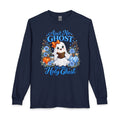 Ain't No Ghost Like the Holy Ghost Long Sleeve T-Shirt | Cute Christian Ghost Design