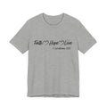 Faith Hope Love Christian T-Shirt | 1 Corinthians 13:13 Bible Verse Tee | Christian Faith Shirt