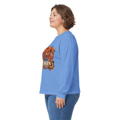 Fall in Love With Jesus Long Sleeve Shirt, Christian Fall Shirt, Women’s Autumn Faith Tee, Pumpkin Butterfly Graphic Top