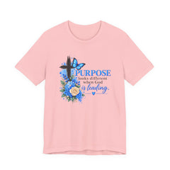 Purpose Looks Different When God Is Leading Christian T‑Shirt