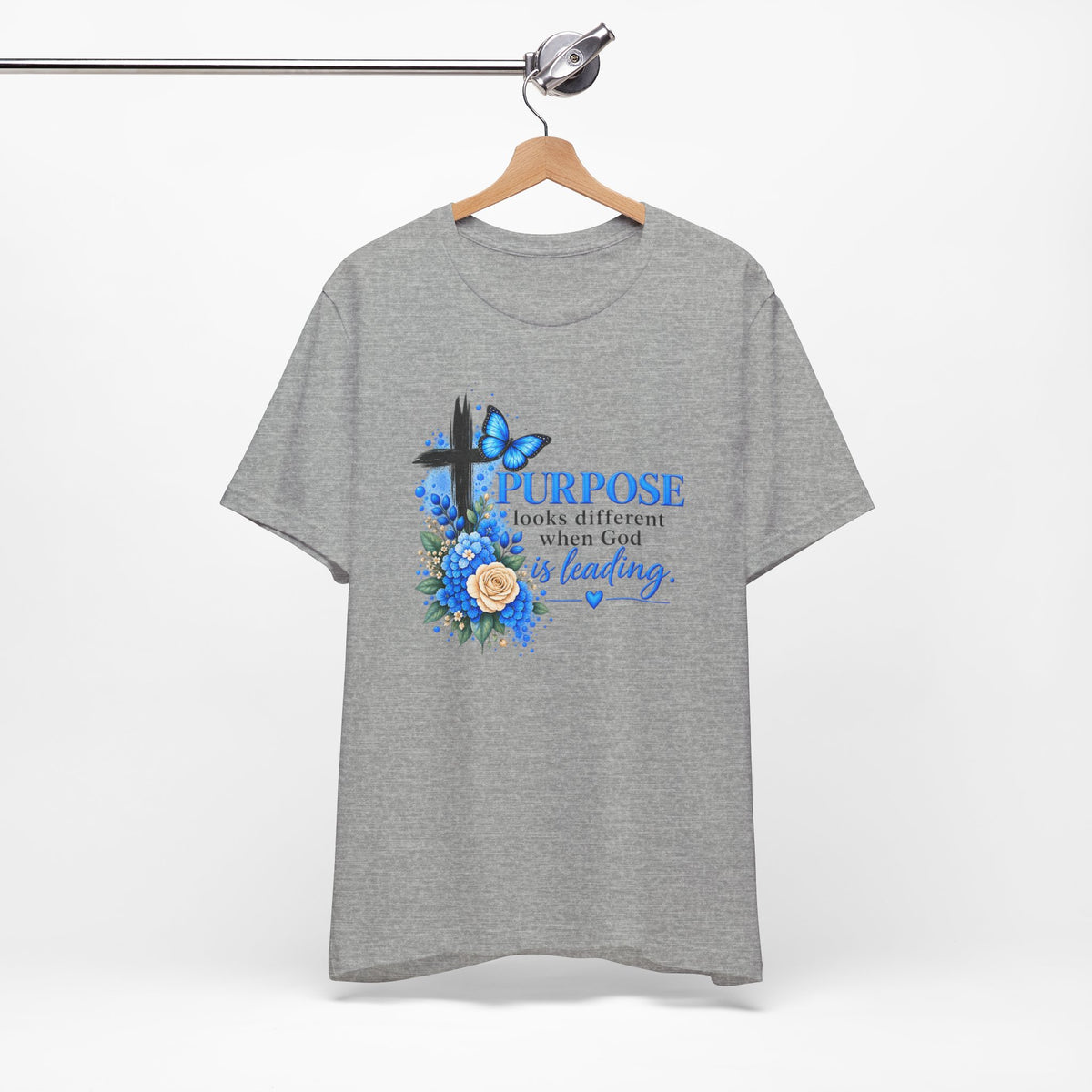 Purpose Looks Different When God Is Leading Christian T‑Shirt