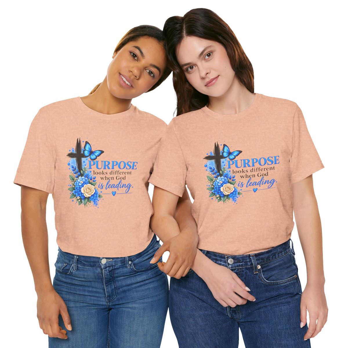 Purpose Looks Different When God Is Leading Christian T‑Shirt