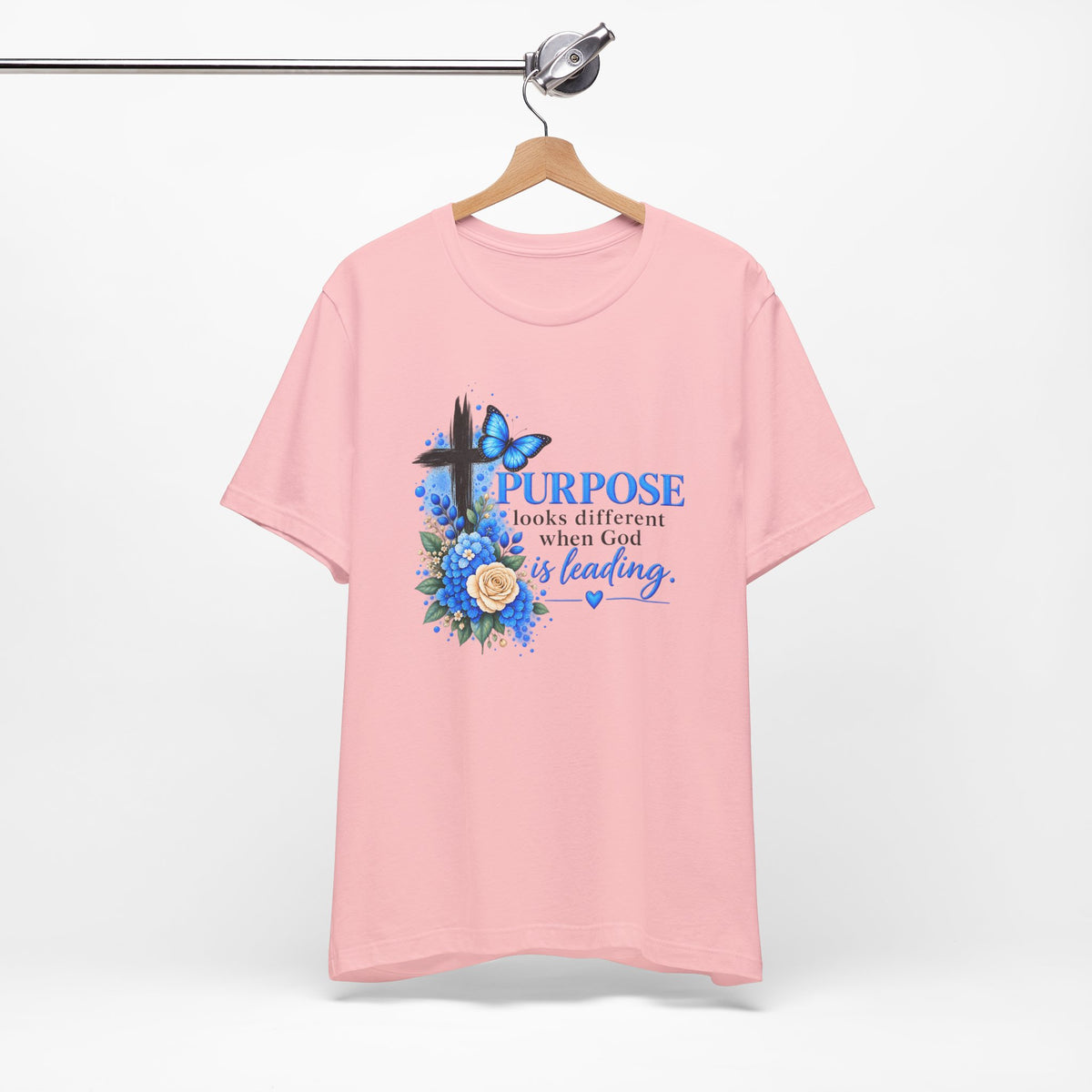 Purpose Looks Different When God Is Leading Christian T‑Shirt