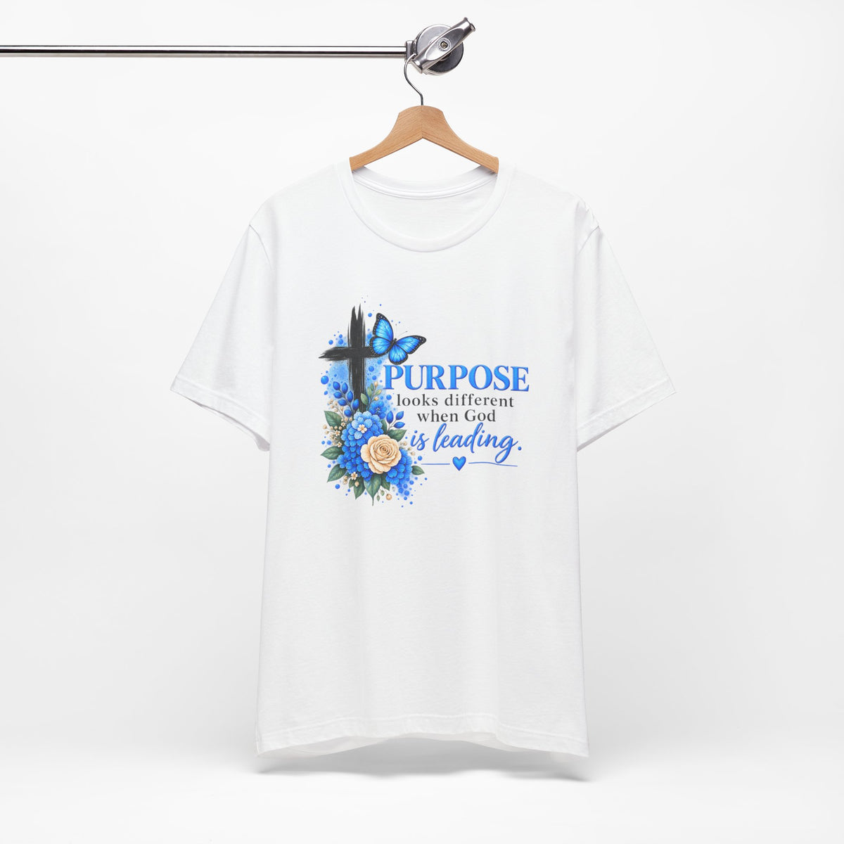 Purpose Looks Different When God Is Leading Christian T‑Shirt