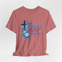 Purpose Looks Different When God Is Leading Christian T‑Shirt